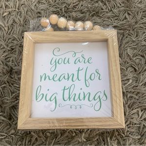 Inspirational wall sign 6x6
